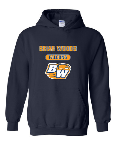 Briar Woods Falcons Mascot #3 Men's Hoodie