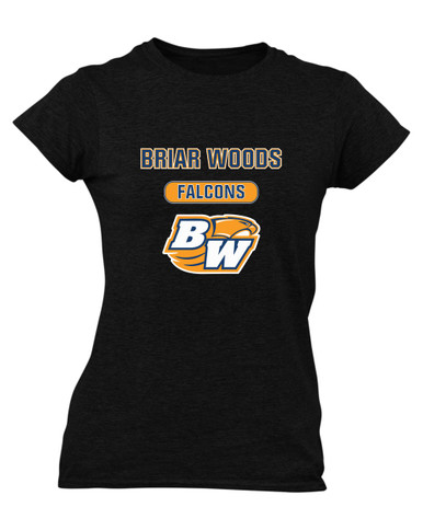 Briar Woods Falcons Mascot #3 Women's SS T-Shirt