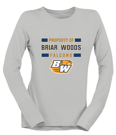 Briar Woods Falcons Property Of Women's Premium LS T-Shirt