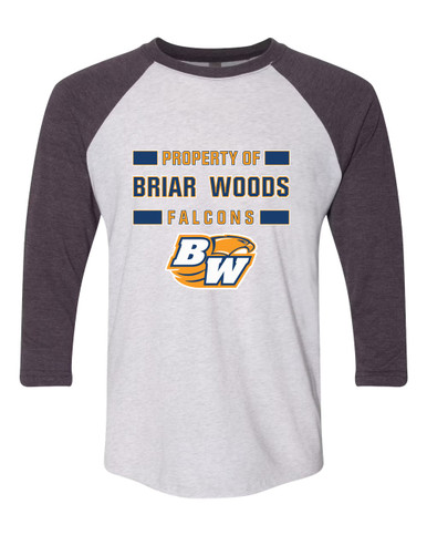 Briar Woods Falcons Property Of Men's Baseball T-Shirt