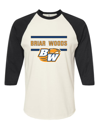 Briar Woods Falcons Mascot #4 Women's Baseball T-Shirt