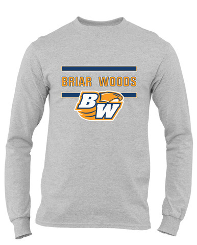 Briar Woods Falcons Mascot #4 Men's Premium LS T-Shirt
