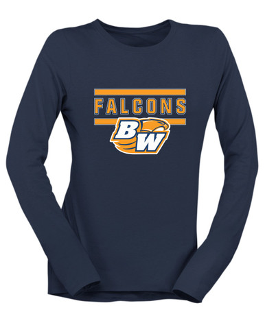 Briar Woods Falcons Mascot #5 Women's Premium LS T-Shirt