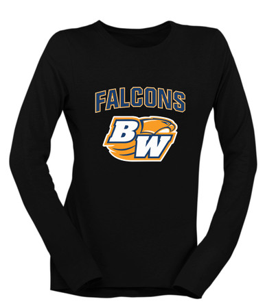 Briar Woods Falcons Mascot #6 Women's Premium LS T-Shirt