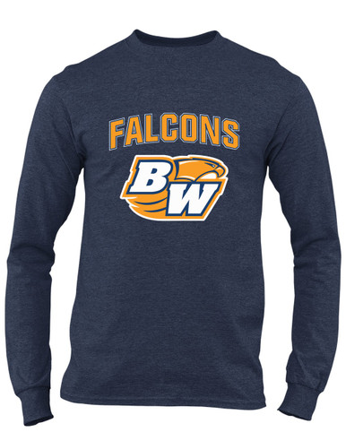 Briar Woods Falcons Mascot #6 Men's Premium LS T-Shirt