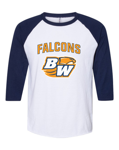 Briar Woods Falcons Mascot #6 Men's Baseball T-Shirt