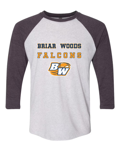 Briar Woods Falcons Spirit Women's Baseball T-Shirt