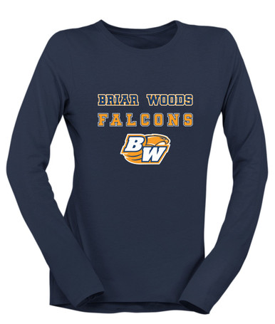 Briar Woods Falcons Spirit Women's LS T-Shirt