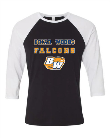 Briar Woods Falcons Spirit Men's Baseball T-Shirt