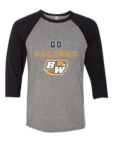 Briar Woods Falcons Go Team Women's Baseball T-Shirt