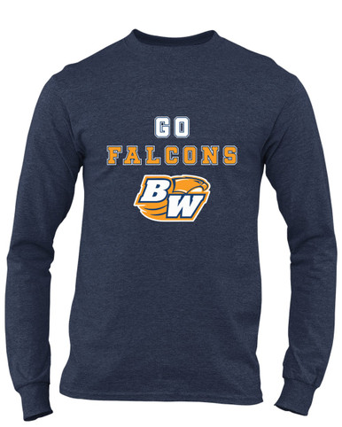 Briar Woods Falcons Go Team Men's LS T-Shirt