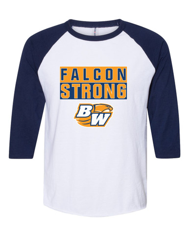 Briar Woods Falcons Strong #1 Men's Baseball T-Shirt