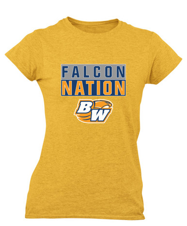 Briar Woods Falcons Nation #1 Women's SS T-Shirt