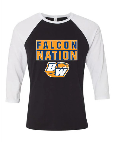 Briar Woods Falcons Nation #1 Men's Baseball T-Shirt
