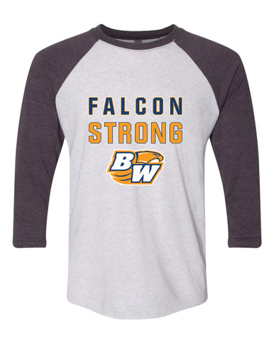 Briar Woods Falcons Strong #2 Men's Baseball T-Shirt