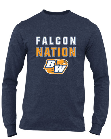 Briar Woods Falcons Nation #2 Men's LS T-Shirt