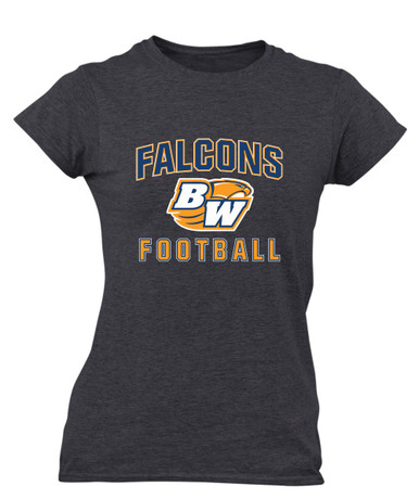 Briar Woods Falcons Football #1 Women's SS T-Shirt