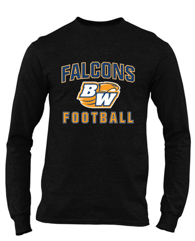 Briar Woods Falcons Football #1 Men's LS T-Shirt