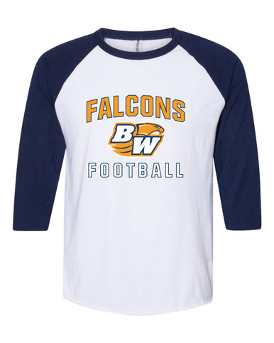 Briar Woods Falcons Football #1 Men's Baseball T-Shirt