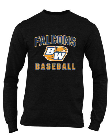 Briar Woods Falcons Baseball #1 Men's Premium LS T-Shirt