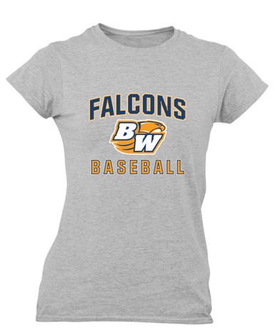 Briar Woods Falcons Baseball #1 Women's Premium SS T-Shirt
