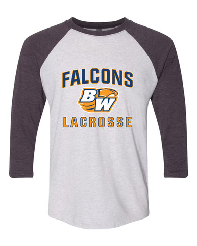 Briar Woods Falcons Lacrosse Men's Baseball T-Shirt