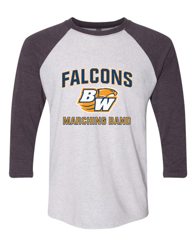 Briar Woods Falcons Marching Band Women's Baseball T-Shirt
