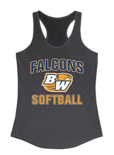 Briar Woods Falcons Softball #1 Women's Tank Top