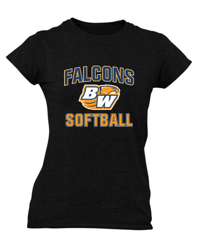Briar Woods Falcons Softball #1 Women's SS T-Shirt