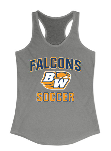 Briar Woods Falcons Soccer #1 Women's Tank Top