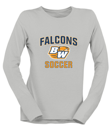 Briar Woods Falcons Soccer #1 Women's Premium LS T-Shirt