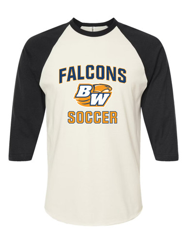 Briar Woods Falcons Soccer #1 Men's Baseball T-Shirt