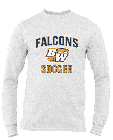 Briar Woods Falcons Soccer #1 Men's LS T-Shirt