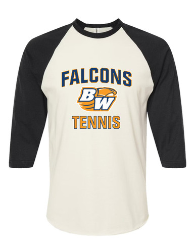 Briar Woods Falcons Tennis Women's Baseball T-Shirt