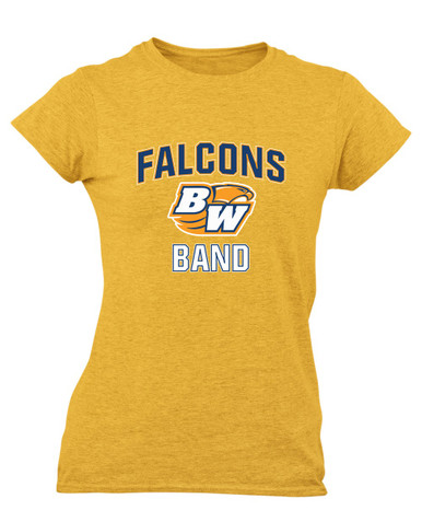 Briar Woods Falcons Band # 1 Women's Premium SS T-Shirt