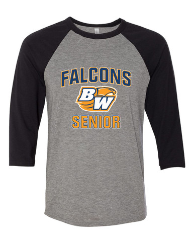 Briar Woods Falcons Senior #1 Women's Baseball T-Shirt