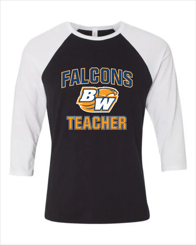 Briar Woods Falcons Teacher Men's Baseball T-Shirt