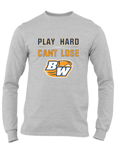 Briar Woods Falcons Play Hard, Can't Lose Men's LS T-Shirt