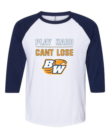 Briar Woods Falcons Play Hard, Can't Lose Men's Baseball T-Shirt