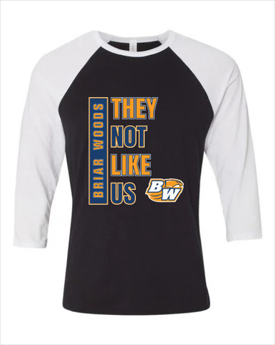 Briar Woods Falcons They Not Like Us #1 Women's Baseball T-Shirt