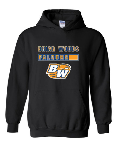 Briar Woods Falcons Mascot #7 Men's Hoodie