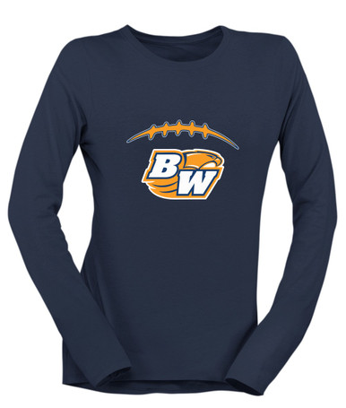 Briar Woods Falcons Football #2 Women's LS T-Shirt