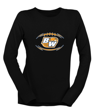 Briar Woods Falcons Football #3 Women's LS T-Shirt
