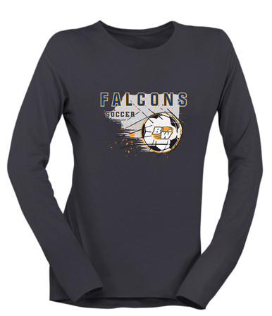 Briar Woods Falcons Soccer #2 Women's Premium LS T-Shirt