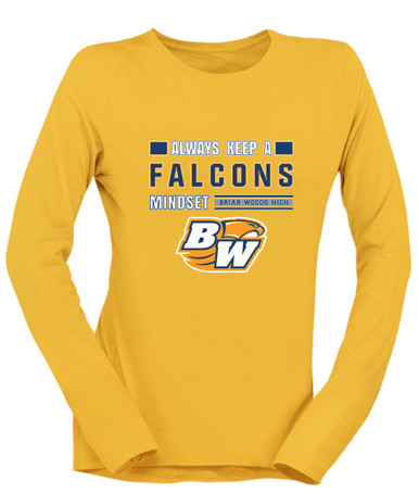 Briar Woods Falcons Mindset Women's LS T-Shirt