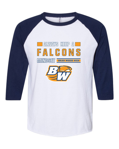Briar Woods Falcons Mindset Men's Baseball T-Shirt