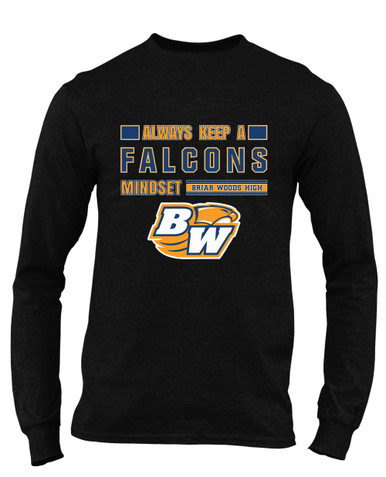 Briar Woods Falcons Mindset Men's LS T-Shirt