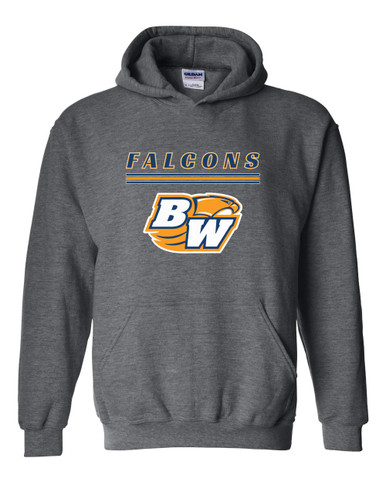 Briar Woods Falcons Mascot #8 Men's Hoodie