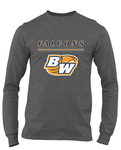 Briar Woods Falcons Mascot #8 Men's LS T-Shirt