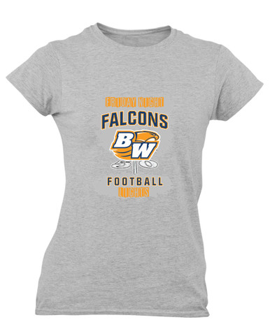 Briar Woods Falcons Football #6 Women's Premium SS T-Shirt